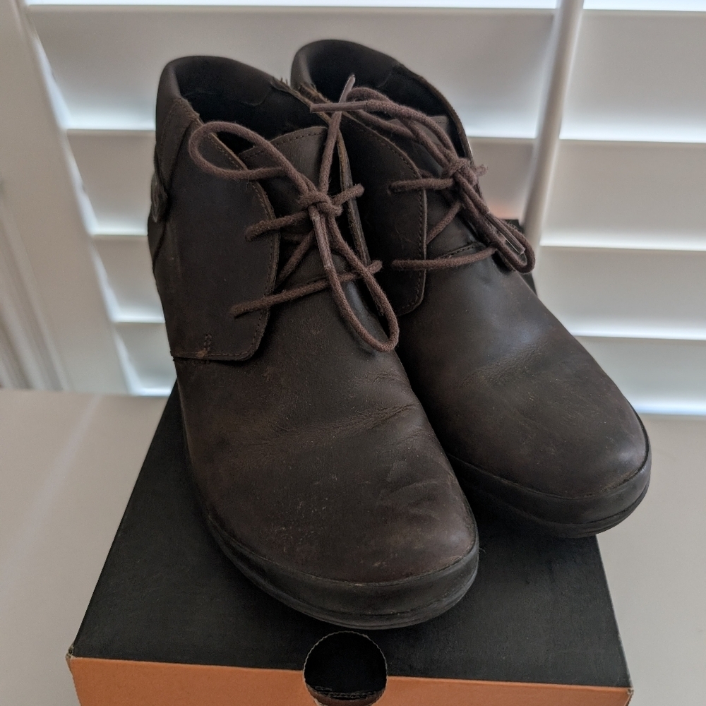 🥁 Merrell Veranda Lace Ankle Boot In Butter Rum (with box) - Picture 2 of 13